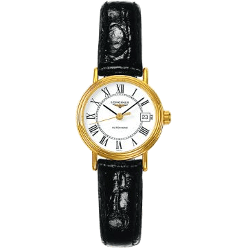 Presence 25.5 Automatic PVD Gold / White - Roman