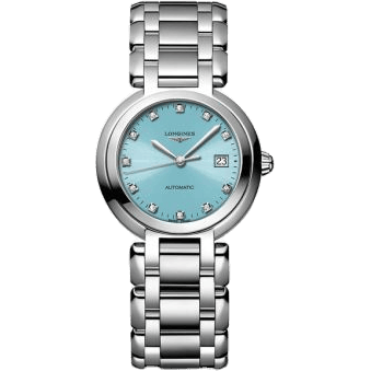 Longines PrimaLuna Automatic 30 Stainless Steel / Blue / Bracelet L8.113.4.90.6