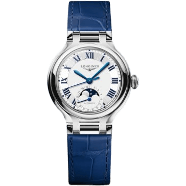 PrimaLuna 34 Automatic Moonphase Stainless Steel / Silver - Roman