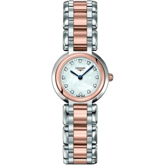 Longines PrimaLuna Quartz 23 Two Tone Pink MOP L8.109.5.87.6