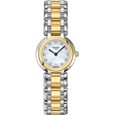 Longines PrimaLuna Quartz 23 Two Tone MOP L8.109.5.93.6