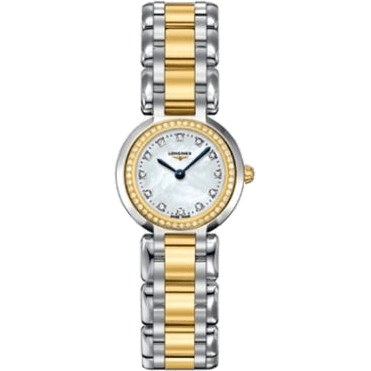Longines PrimaLuna Quartz 23 Two Tone Diamond MOP L8.109.5.97.6