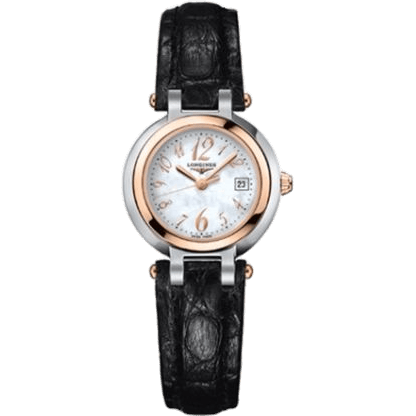 Longines PrimaLuna Quartz 26.5 Stainless Steel / Pink Gold / MOP - Arabic L8.110.5.83.2