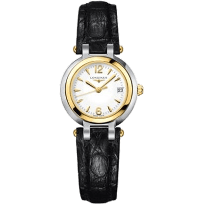 Longines PrimaLuna Quartz 26.5 Stainless Steel / Yellow Gold / White L8.110.5.90.2