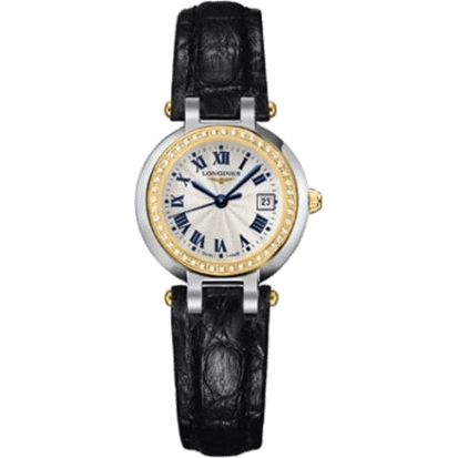 Longines PrimaLuna Quartz 26.5 Stainless Steel / Yellow Gold / Diamond / Silver - Roman L8.110.5.95.2