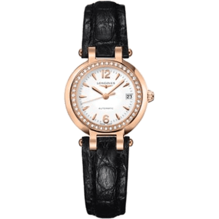PrimaLuna Automatic 26.5 Pink Gold Leather Diamond Arabic