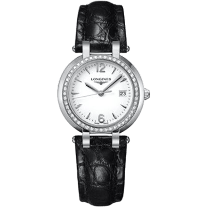 PrimaLuna Quartz 30 Stainless Steel / Diamond / White