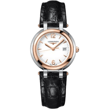 PrimaLuna Quartz 30 Stainless Steel / Pink Gold / White