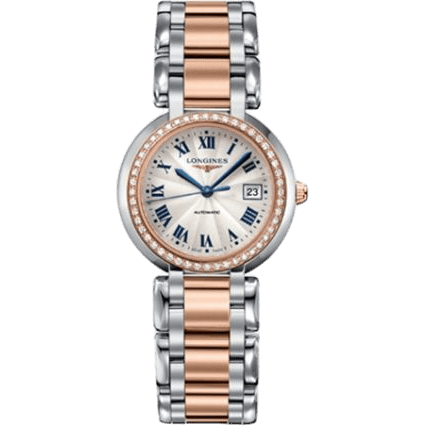 Longines PrimaLuna Automatic 30 Two Tone Pink Diamond L8.113.5.79.6