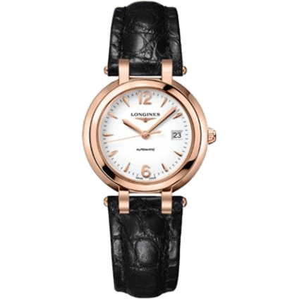 Longines PrimaLuna Automatic 30 Pink Gold Leather Arabic L8.113.8.16.2
