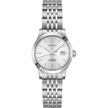 Record 30mm Stainless Steel / Silver / Bracelet