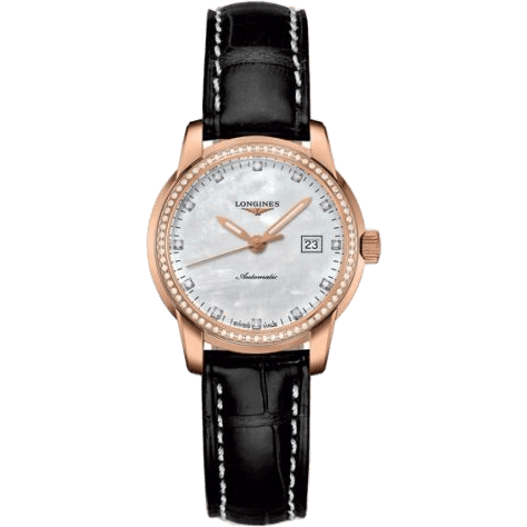 Saint-Imier Date 30 Pink Gold Diamond