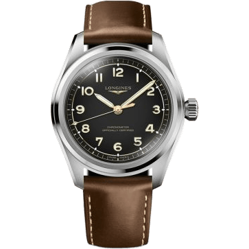Spirit Automatic 39 Stainless Steel / Black / Leather