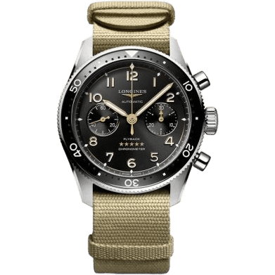 Spirit Flyback 42 Stainless Steel / Black / NATO