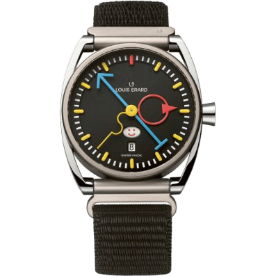 Excellence La Semaine Louis Erard x Alain Silberstein Titanium / Black