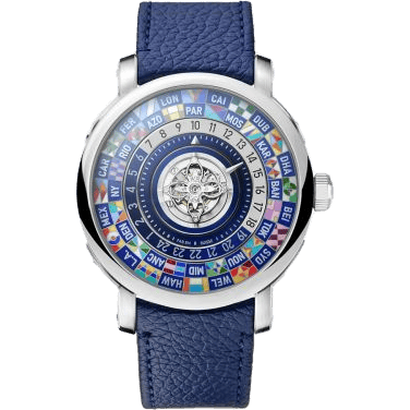 Escale Worldtime Flying Tourbillon Platinum / Grand Feu Enamel