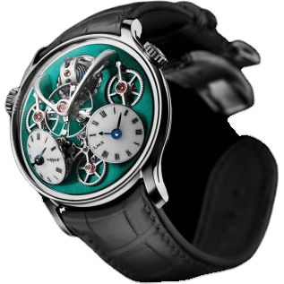 MB&F Legacy Machine LMX Titanium / Green 08.TL.G