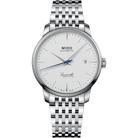 Baroncelli Heritage Stainless Steel / White / Bracelet