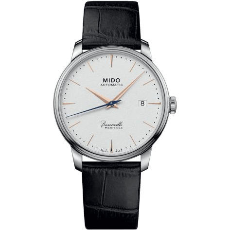 Mido Baroncelli Heritage Stainless Steel / White M027.407.16.011.00