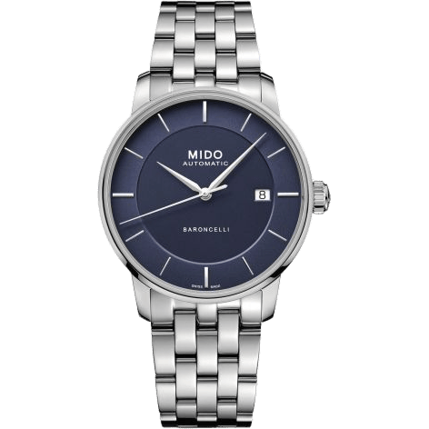Baroncelli Signature 39 Stainless Steel / Blue / Bracelet