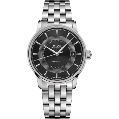 Baroncelli Signature 39 Stainless Steel / Black / Bracelet