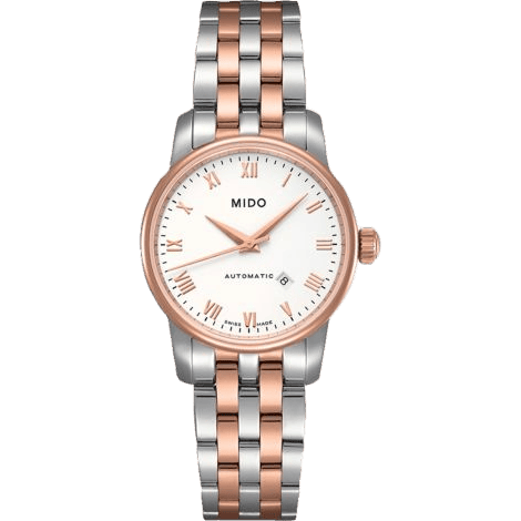 Baroncelli Tradition Lady Stainless Steel - Rose Gold / White / Bracelet