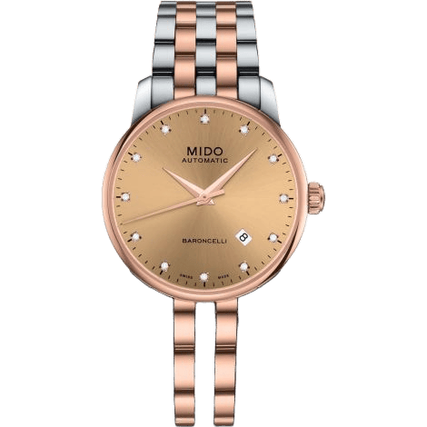 Baroncelli Tradition Stainless Steel - Rose Gold / Bronze / Bracelet