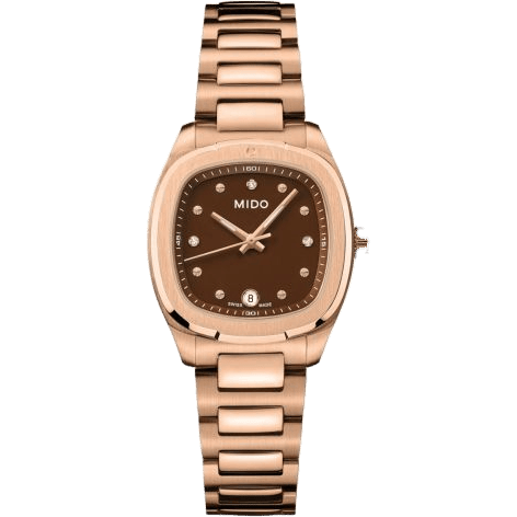 Multifort TV 28 Quartz Rose Gold / Brown - Diamond / Bracelet