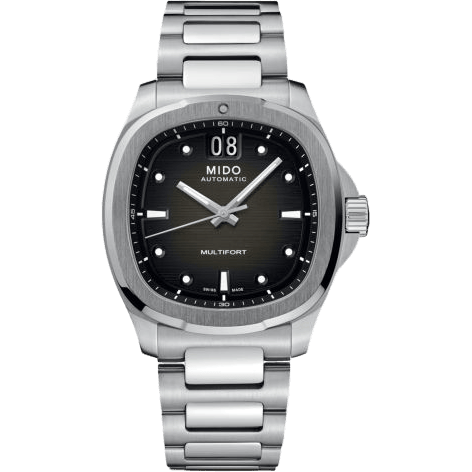 Multifort TV Big Date Stainless Steel / Green / Bracelet