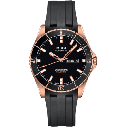 Ocean Star 200 Rose / Black / Rubber