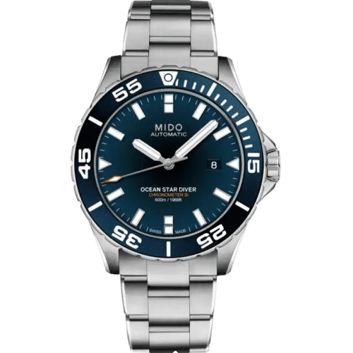 Ocean Star 600 Chronometer Stainless Steel / Blue / Bracelet
