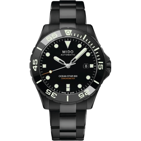 Ocean Star 600 Chronometer DLC / Black / Bracelet
