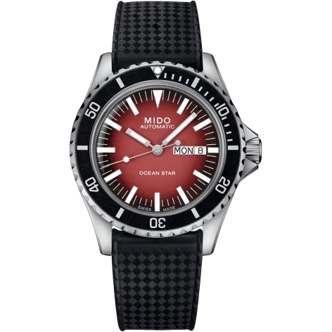 Ocean Star Tribute Gradient Stainless Steel / Red