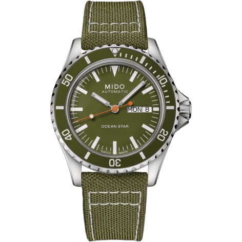 Mido Ocean Star Tribute Stainless Steel / Green M026.830.18.091.00