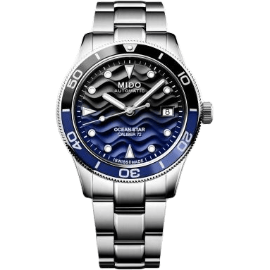Mido Ocean Star 200 39 Stainless Steel / Black - Blue / Bracelet M026.907.11.041.00