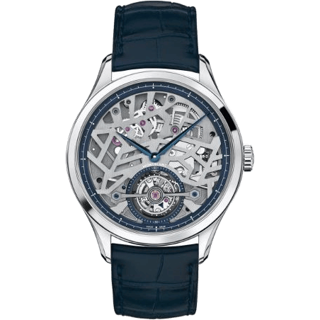 Heritage Chronometrie Exo Tourbillon Slim White Gold / Openworked