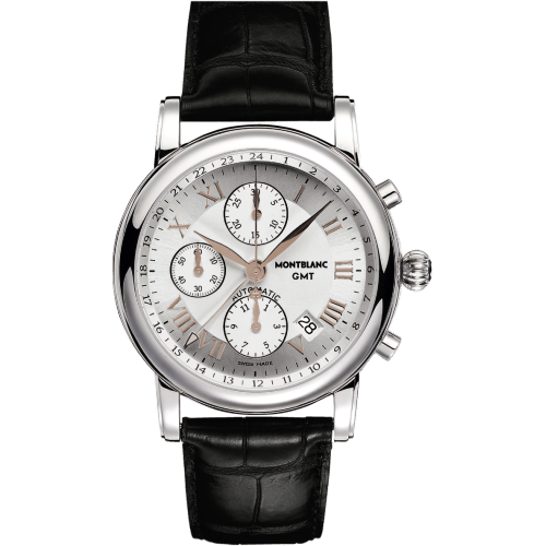Star Roman Chronograph GMT Automatic Silver