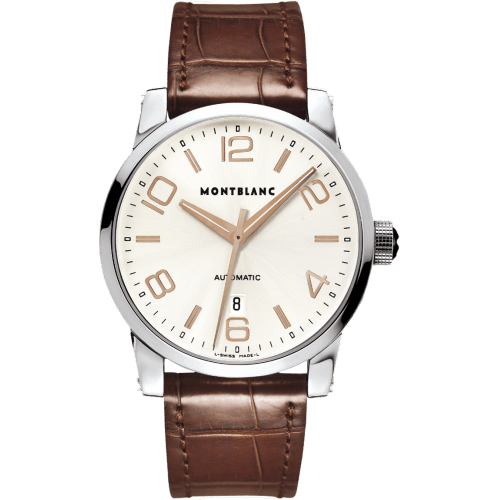 TimeWalker Date Automatic 4810 42 Silver / Red Gold Numerals