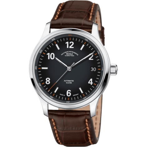 Mühle Glashütte Lunova Datum Black / Strap M1-43-16-LB