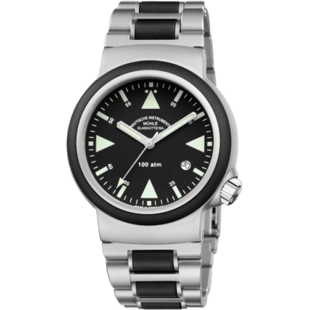 Mühle Glashütte S.A.R. Rescue Timer Black / Bracelet M1-41-03-MB