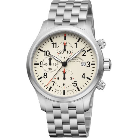 Mühle Glashütte Terrasport I Chronograph Cream / Bracelet M1-37-77-MB