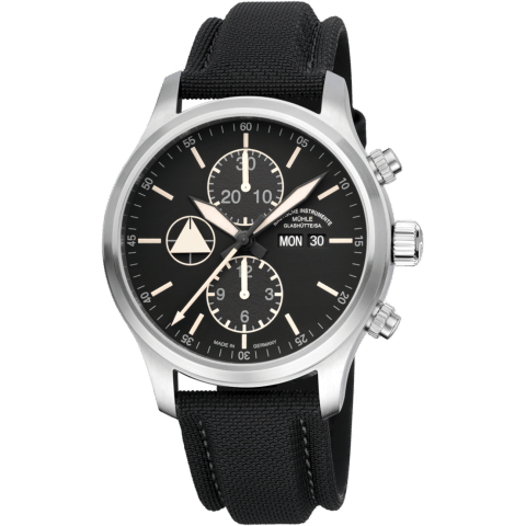 Mühle Glashütte Terranaut I Trail Black / Strap M1-40-53-NB