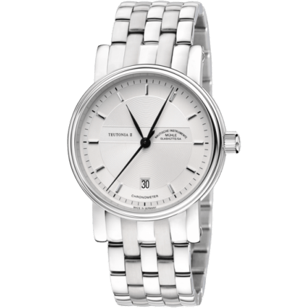 Teutonia II Chronometer Silver / Bracelet