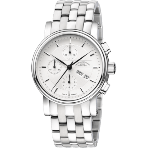 Teutonia II Chronograph Silver / Bracelet