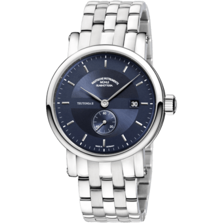 Teutonia II Kleine Sekunde Blue / Bracelet