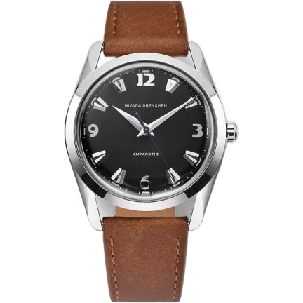 Antarctic 35 Black - White Luminova / Stainless Steel / Brown