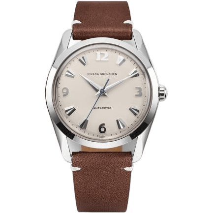 Antarctic 35 Eggshell - White Luminova / Stainless Steel / Brown - White