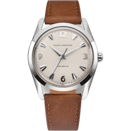 Antarctic 35 Eggshell - White Luminova / Stainless Steel / Brown