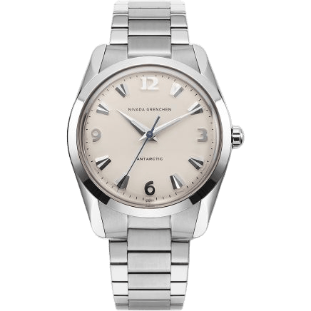 Antarctic 35 Eggshell - White Luminova / Stainless Steel / Flat Link
