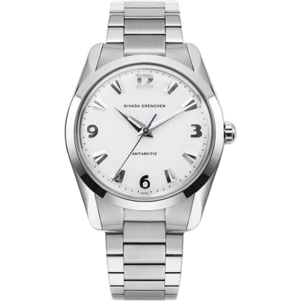 Antarctic 35 White - White Luminova / Stainless Steel / Flat Link